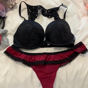 NWT! Aerie Brooke Push-Up Bra and Panty Set